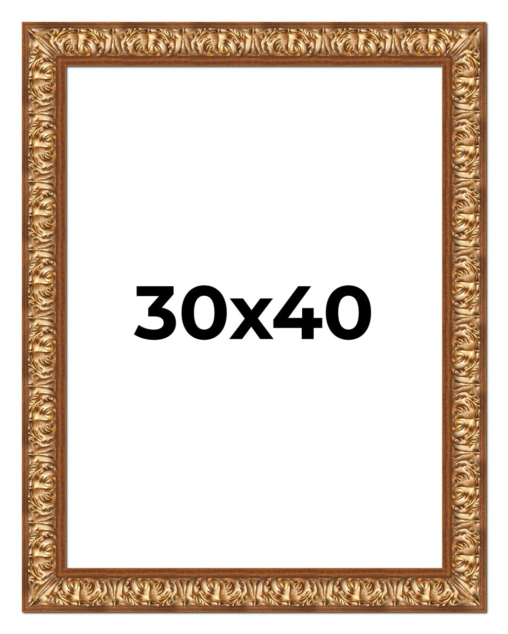 Modern Shadow Box 1" Depth Gold Picture Frame - UV Acrylic, Backing, Hanging Hardware